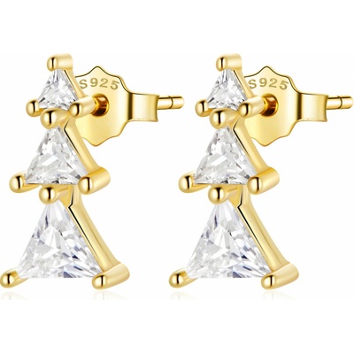 Olivie stříbrné stromeček gold 5485