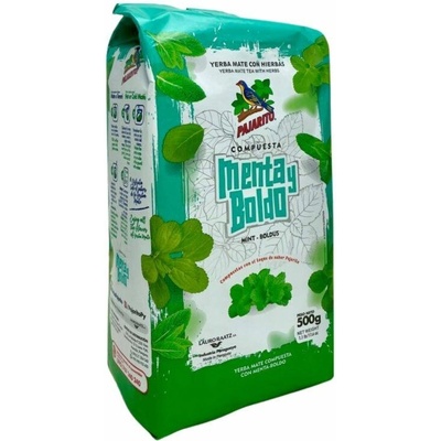 Yerba Maté Pajarito Menta Boldo 500 g