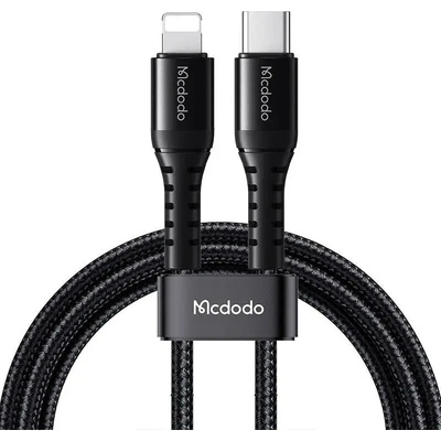 Mcdodo Кабел USB-C към Lightning Mcdodo CA-5630, 36W, 0.2m, черен (CA-5630)
