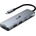 Genius UH-500 USB-C към HDMI 2xUSB3.0 USB-C 100W PD Сив 31240003400 (31240003400)
