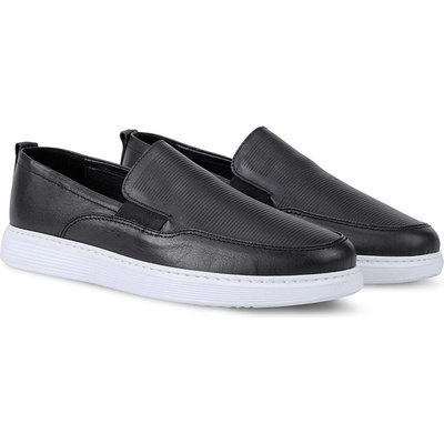 Ducavelli Seon Мъжки кожени обувки- Черни 1904 (1084_Черно)