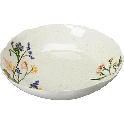 Wikholm Form Porcelánová mísa Malva Flowers Off White 30 cm