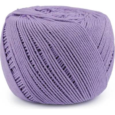 Bavlněná příze macrame Ø2-2,5 mm rozčesávací Varianta: 13 fialová orchidej, Balení: 1 ks