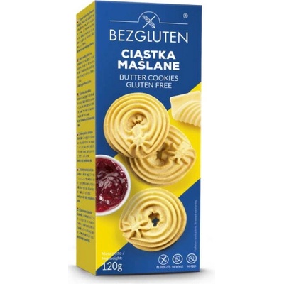 Bezgluten Máslové sušenky 120 g bez lepku