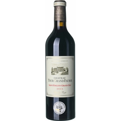 Chateau Tour Grand Faurie Saint-Emilion Grand Cru suché červené 2015 14,5% 0,75 l (holá láhev)