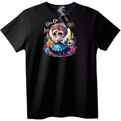 NOONEBRAND Тениска Момиче Día de los Muertos - 5XL, White