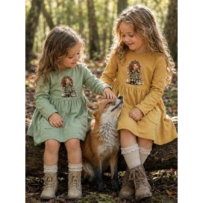 Japitex Fox And Girl Žltá