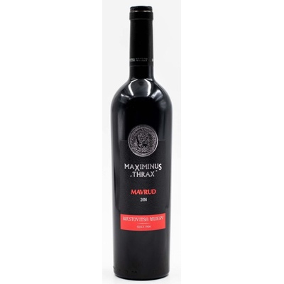 Brestovitsa Maximinus Trax Mavrud červené 2014 13,5% 0,75 l (čistá fľaša)