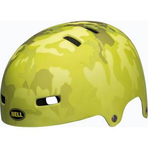 Bell Детска каска Bell Span, matte hiviz yellow/camo