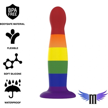 Mythology Силиконово дилдо Garrick Pride Mythology 17 см