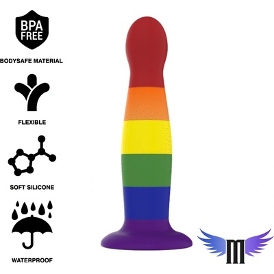 Mythology Силиконово дилдо Garrick Pride Mythology 17 см