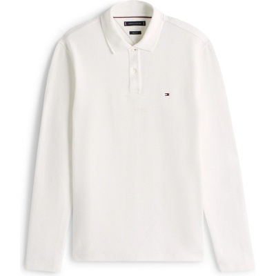 Tommy Hilfiger Блуза с яка Tommy Hilfiger Men's Herring Long Sleeve Polo Shirt - Ecru YBL