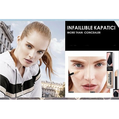 L'Oréal Paris Infaillible More Than Concealer Korektor pre všetky typy pleti 327 Cashmere 11 ml