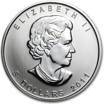 Royal Canadian Mint The Stříbrná mince Canadian Maple Leaf 2011 1 oz