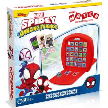 Winning Moves Игра с карти и кубчета Top Trumps Match - Spidey and his amazing friends (WM04798)