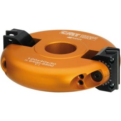 CMT Orange Tools CMT Úhlová stavitelná fréza MAN - D120x40 d30 Z2 ALU