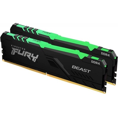 Kingston FURY Beast RGB 16GB (2x8GB) DDR4 3600MHz KF436C17BB2AK2/16