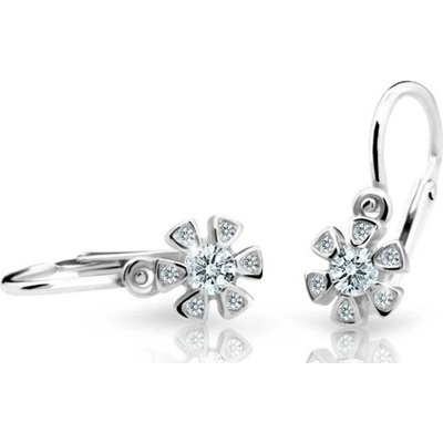 Cutie Diamonds detské náušnice z bieleho zlata s briliantmi DC2156-10-00-X-2