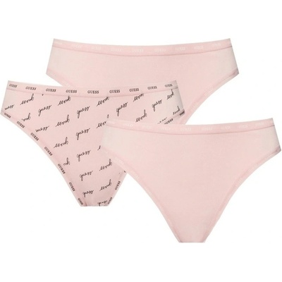 Guess Dámské brazilky O4GG24 3 kusy růžová