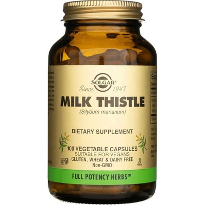 Solgar Milk Thistle 80% Silymarin 450 mg 100 rostlinných kapslí