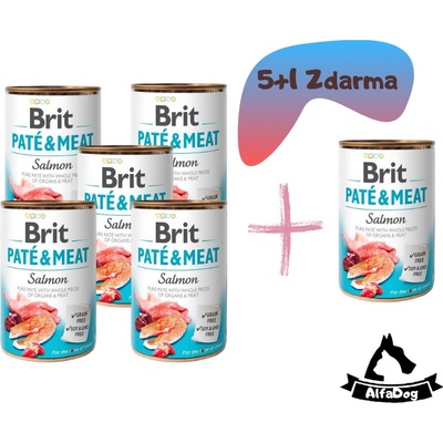 Brit Paté & Meat Salmon 400 g