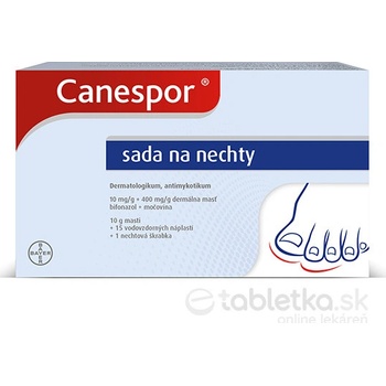 Canespor sada na nechty ung.der.1 x 10 g