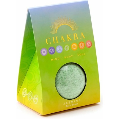 Chakra Kúpeľová bomba v darčekovom balení Čakra jazmín 150 g