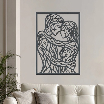 dřevo života Dřevěný obraz MY Rozměry (cm): 57x80, Zvolte barvu dekoru: Antracitová