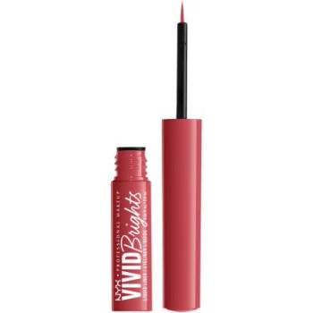 NYX Professional Makeup Vivid Brights очна линия с ярък цвят 2 ml нюанс 04 On Red