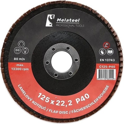 Molatool Lamelový brusný kotouč 125 mm P40 C125-P40