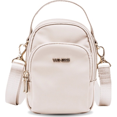 WINGS Malá crossbody taška ROSELLA béžová 1 L