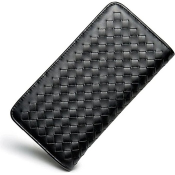pánska splietaná peňaženka Galvan Lifestyle F0829 čierna