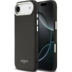 Lacoste PU кожен калъф Champs Elysees MagSafe за iPhone Air Black (LCHMP17MPCESK)