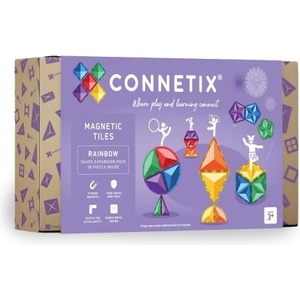 Connetix CONNETIX® Rainbow Shape Expansion Pack магнитен строителен комплект 36 бр (CT-R-00036-SE)