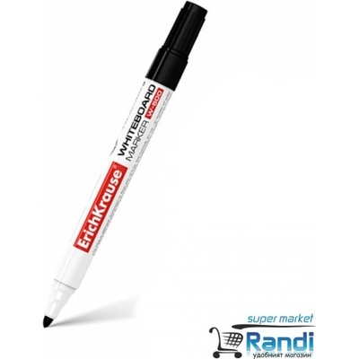 Маркер за бяла дъска Erich Krause черен 1бр. ЕК12845