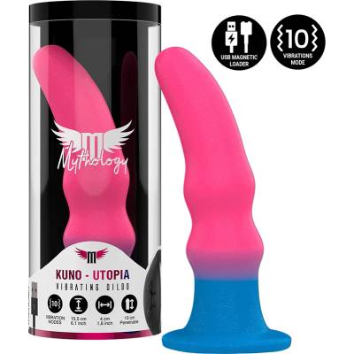 Извито дилдо с вибрации, 15, 5см. - Mythology Kuno Utopia (D-231912)