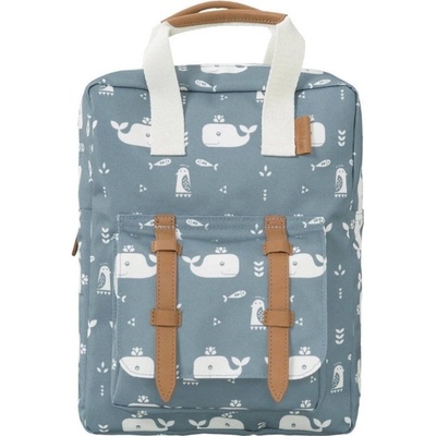 Fresk Whale Fog modrá