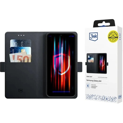 3mk Protection 3mk Wallet Case за Samsung Galaxy A14 4G - черен (5903108564519)