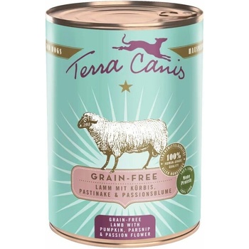 Terra Canis Grain-free Lamb with pumpkin parsnip & passion flower 400 g