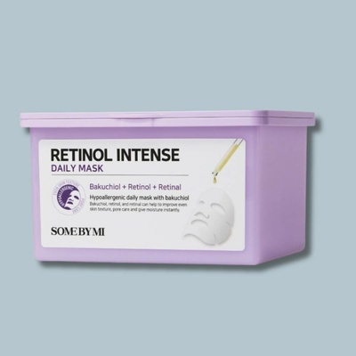 Some by mi retinol intense daily mask Zpevňující pleťová maska s retinolem a peptidy 30 ks
