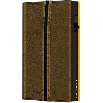 Tru Virtu peňaženka Click & Slide Strap Edge Caramba Mossgreen Earth Black 4260050242096