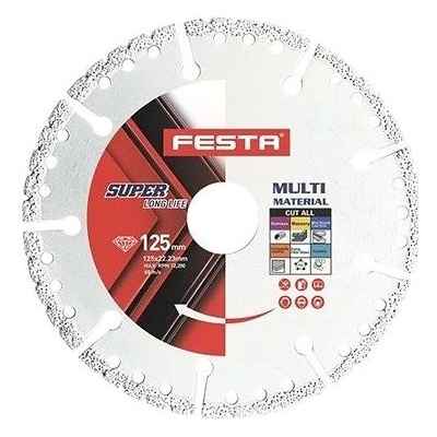 Festa Kotúč diamantový segmentový 230 × 2.5 × 22,2 mm 121303