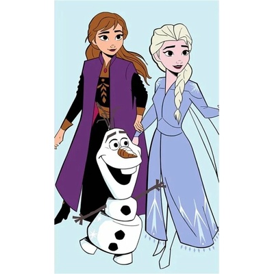 Carbotex Dětský ručník Ledové království Frozen motiv Přátelé navždy 30 x 50 cm