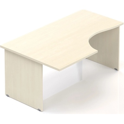Lenza Ergonomický stůl Visio 160 x 100 cm, levý, javor