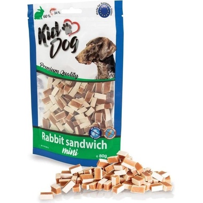 Kid Dog Mini sendvič s králíkem 80 g
