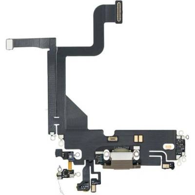 AppleKing nabíjecí a audio flex konektor pro iPhone 13 Pro - zlatý