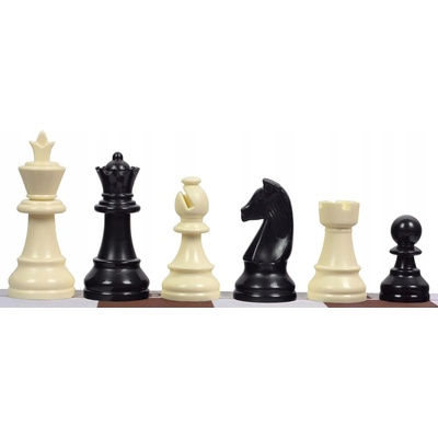 Šachové figurky Staunton 6, plastové (král 95 mm) Sunrise Chess & Games