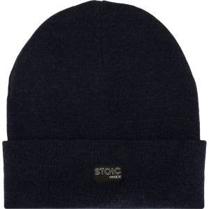 Stoic Зимна шапка (beanie) Stoic MerinoKnit MMXX. Kniva Beanie - Dark Navy Melange - размер One Size (904-2557-0211)