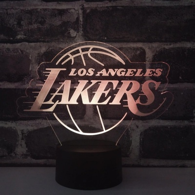 Beling Detská lampa, Los Angeles Lakers, 7 farebná QS493