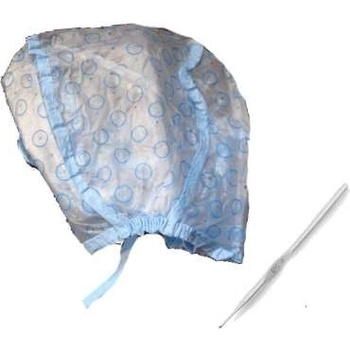 EF-ES Melírovacia čiapka modrá s háčikom